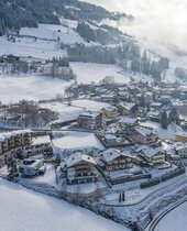 Alpendorf in St. Johann im Pongau im Winter