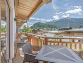 Balkon mit Ausblick im Alpina Seefeld