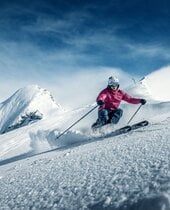 Mann beim Skifahren am Kitzsteinhorn