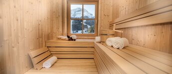 Sauna in der Hagan Lodge Altaussee