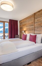 Schlafzimmer im AlpenParks Hochkönig
