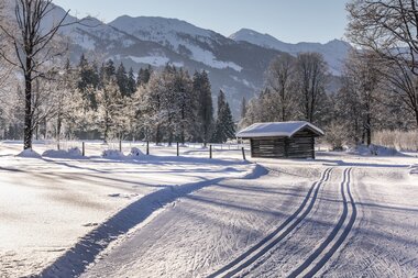 Winterliche Landschaft im Brixental